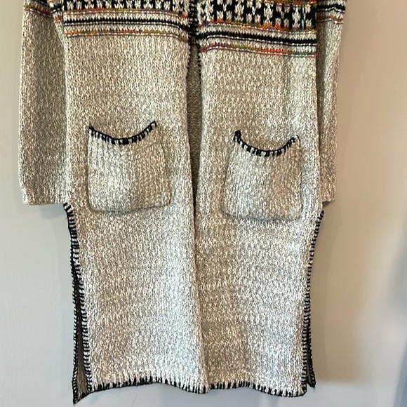 Papillon - xs, multi color duster sweater - Picture 3 of 8